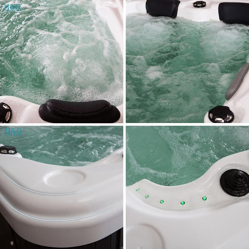 Home Deluxe Outdoor-Whirlpool BEACH PURE