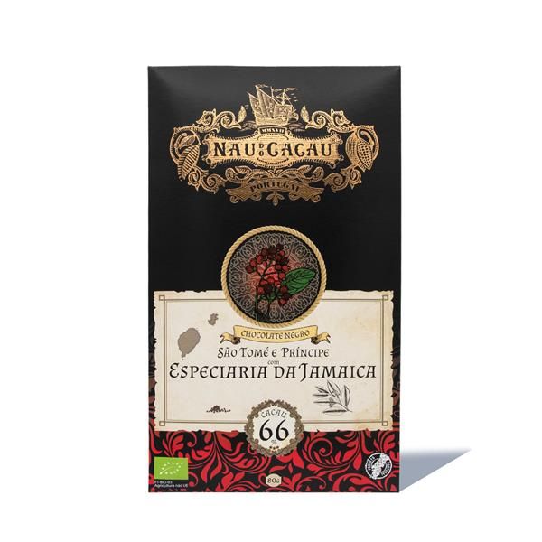 Chocolate Negro 66% De Cacau Com Pimenta