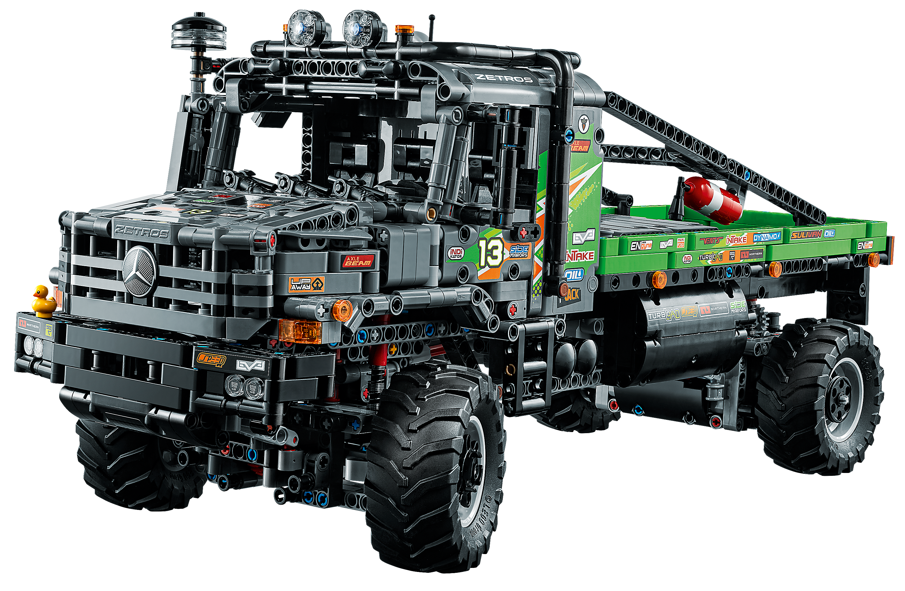 O caminhão de teste Mercedes-Benz Zetros 4x4 42129