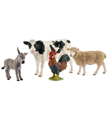 Schleich Farm WoRød - 4 stk - 7,5 cm - Starters?t 42385
