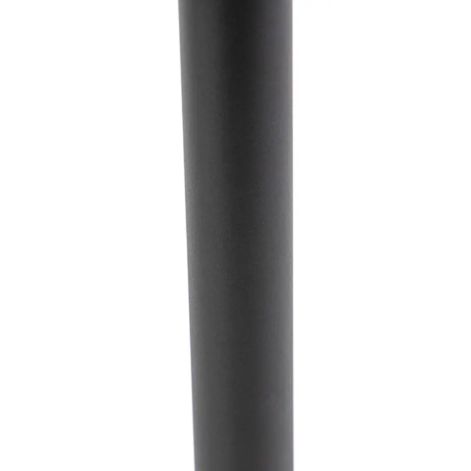 Qazqa staande buitenlampen gleam zwart e27