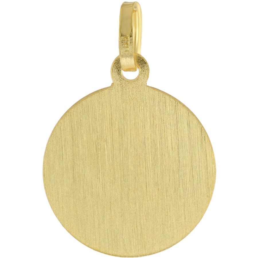 trendor Kinder-Anhänger Christophorus Gold 585 mit vergoldeter Halskette gold