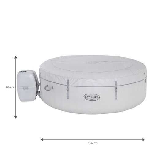 Spa inflável Bestway Lay-z-spa Paris com LED para 6 pessoas
