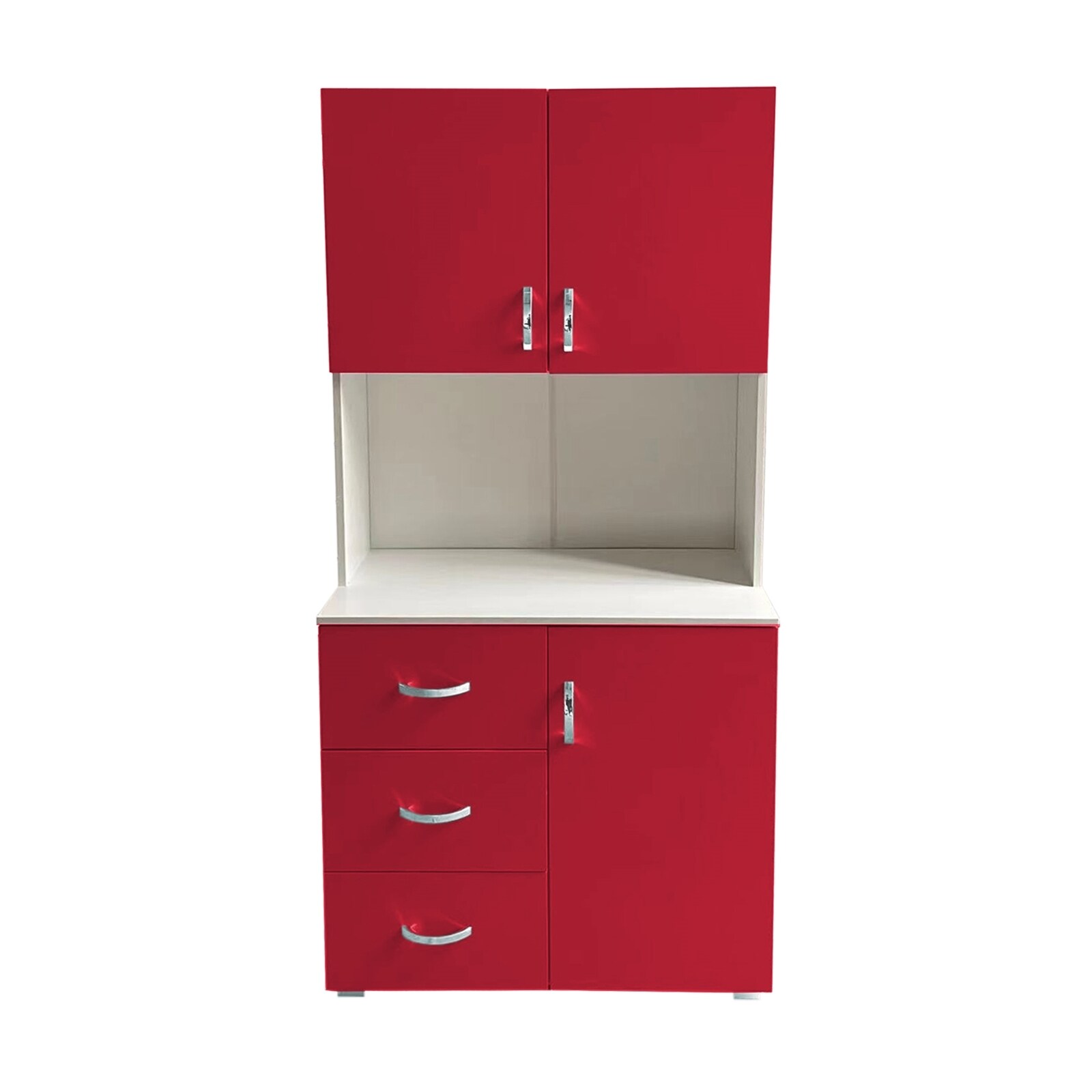 HTI-Living Küchenschrank Blanca Rot Weiß
