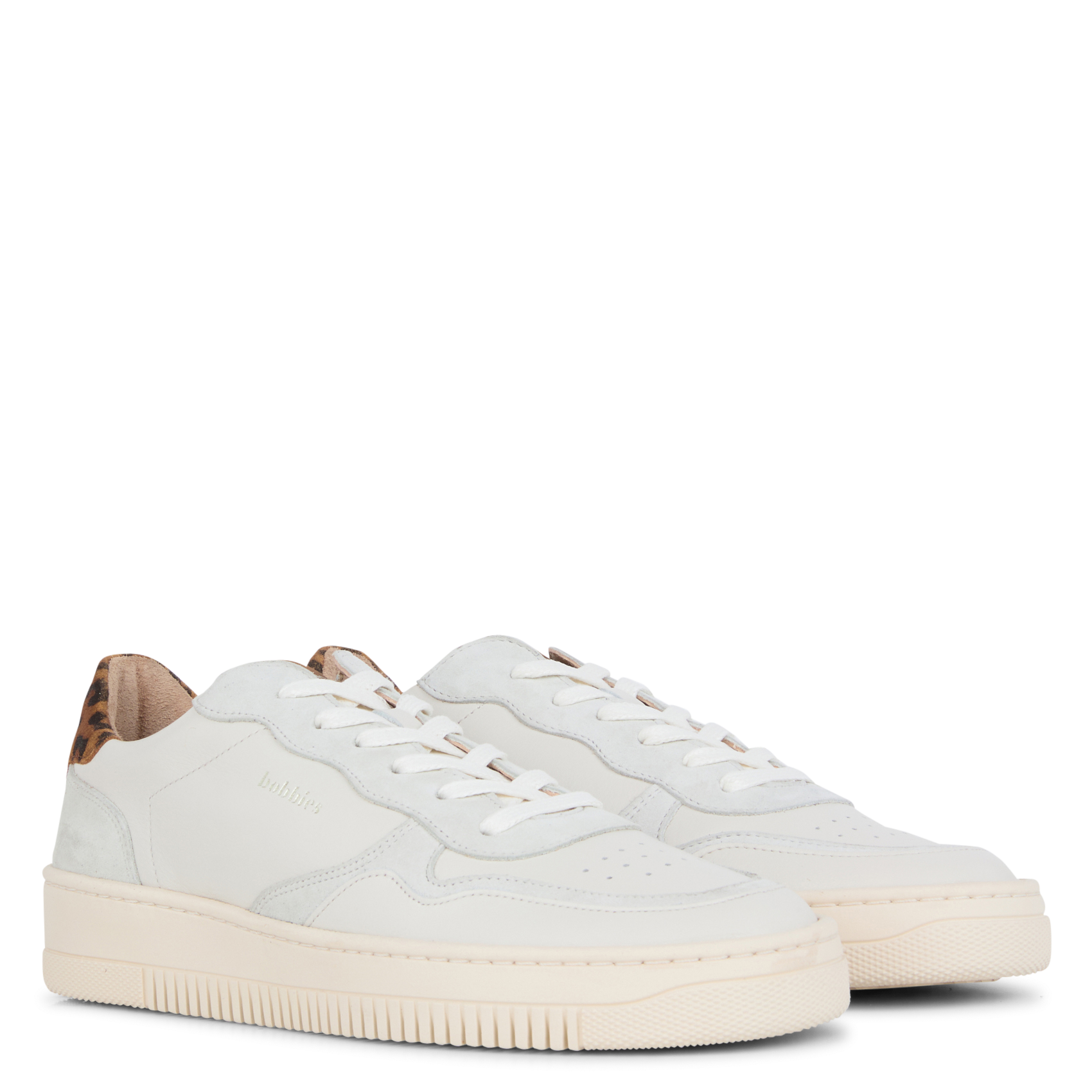 SCOTT - Baskets basses en cuir | Blanc