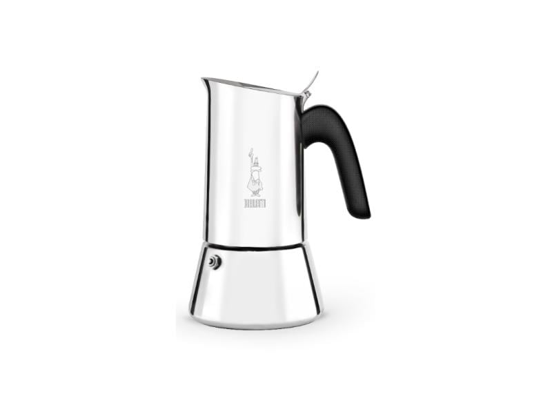 Bialetti Espressokocher Venus 10 Tassen, Silber Italienische Espressokanne – ein Design-Klassiker