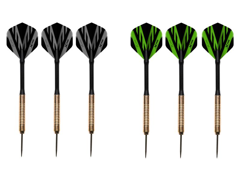 FTM Dartboard-Bristle-Set 7-teilig Klassische Dartscheibe mit Zubehör