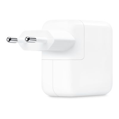 Apple 35W Dual USB-C Port Power Adapter - Chargeur secteur USB-C - blanc - 35W