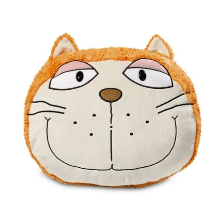 NICI Comic Cats Katze Hungry Kissen figürlich, 36x30cm