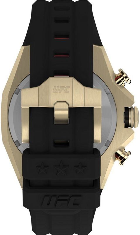 Timex - TW2W69800 - Chronograaf Horloge - Zwart - Siliconen Band - 45 mm