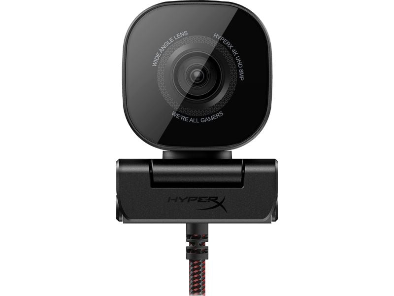 HyperX Webcam Vision S 4K-Webcam mit Kamera Cover