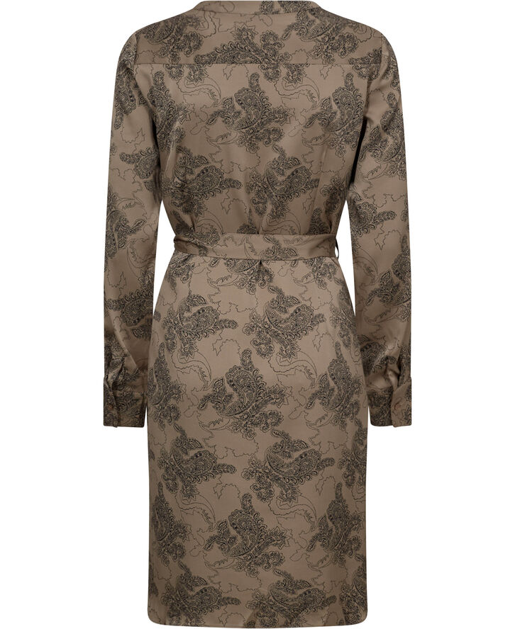 InWear LikoIW Print Dress Paisley desert taupe