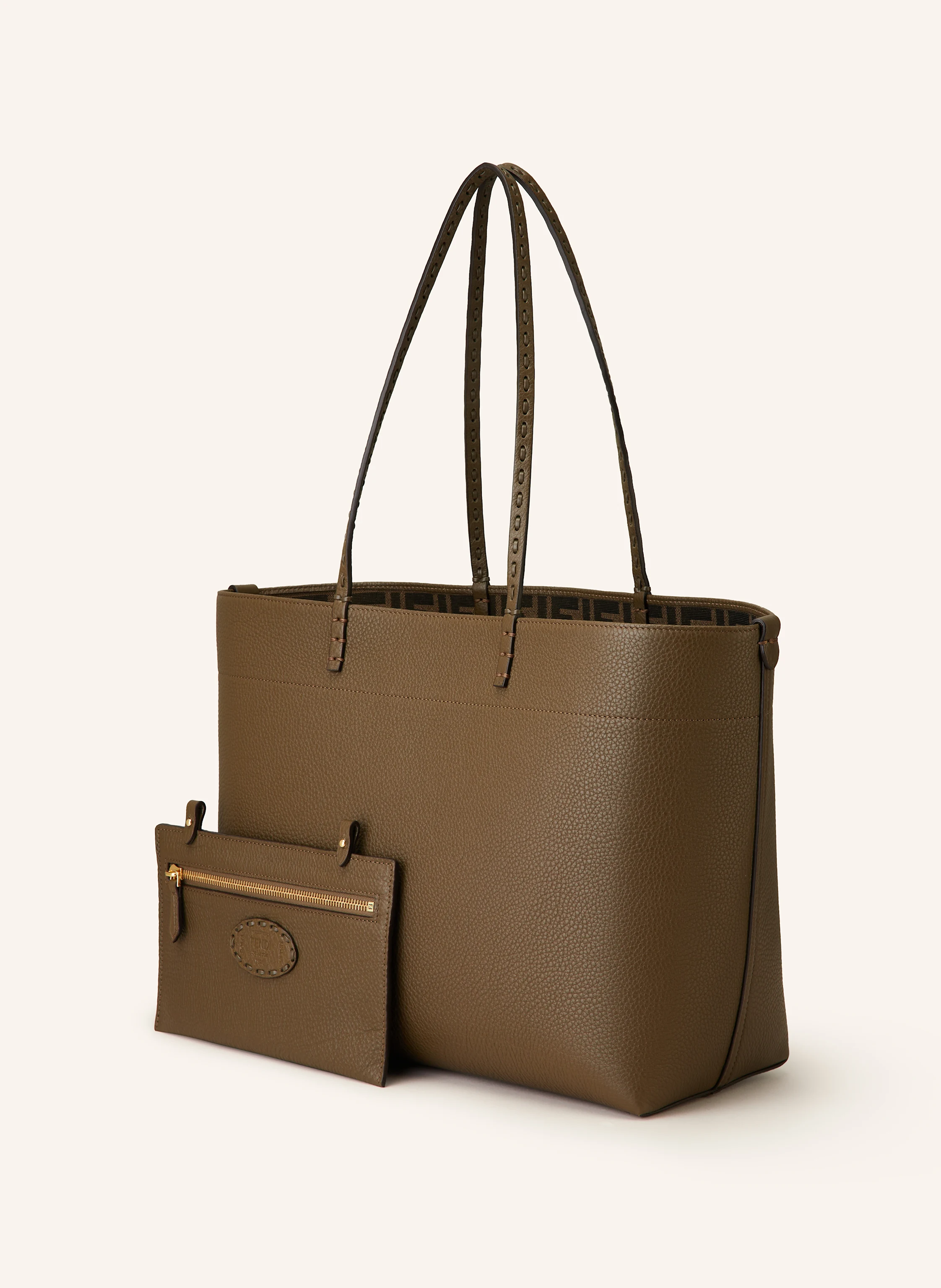 FENDI Shopper ROLL MEDIUM SELLERIA mit Pouch