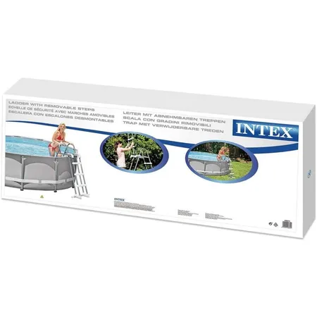 Intex Sicherheitsleiter für Pools v. 91 und 107 cm Höhe
