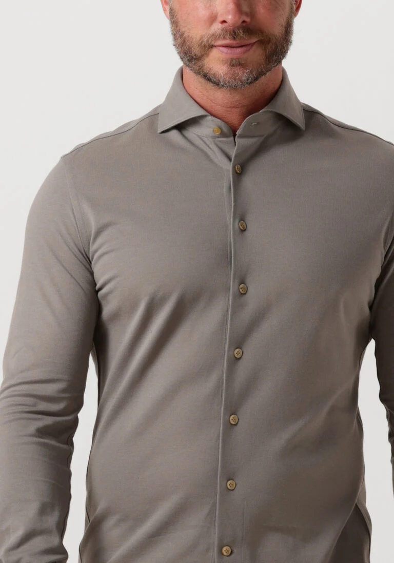 PROFUOMO groene profuomo casual overhemd shirt x-cutaway sc sf