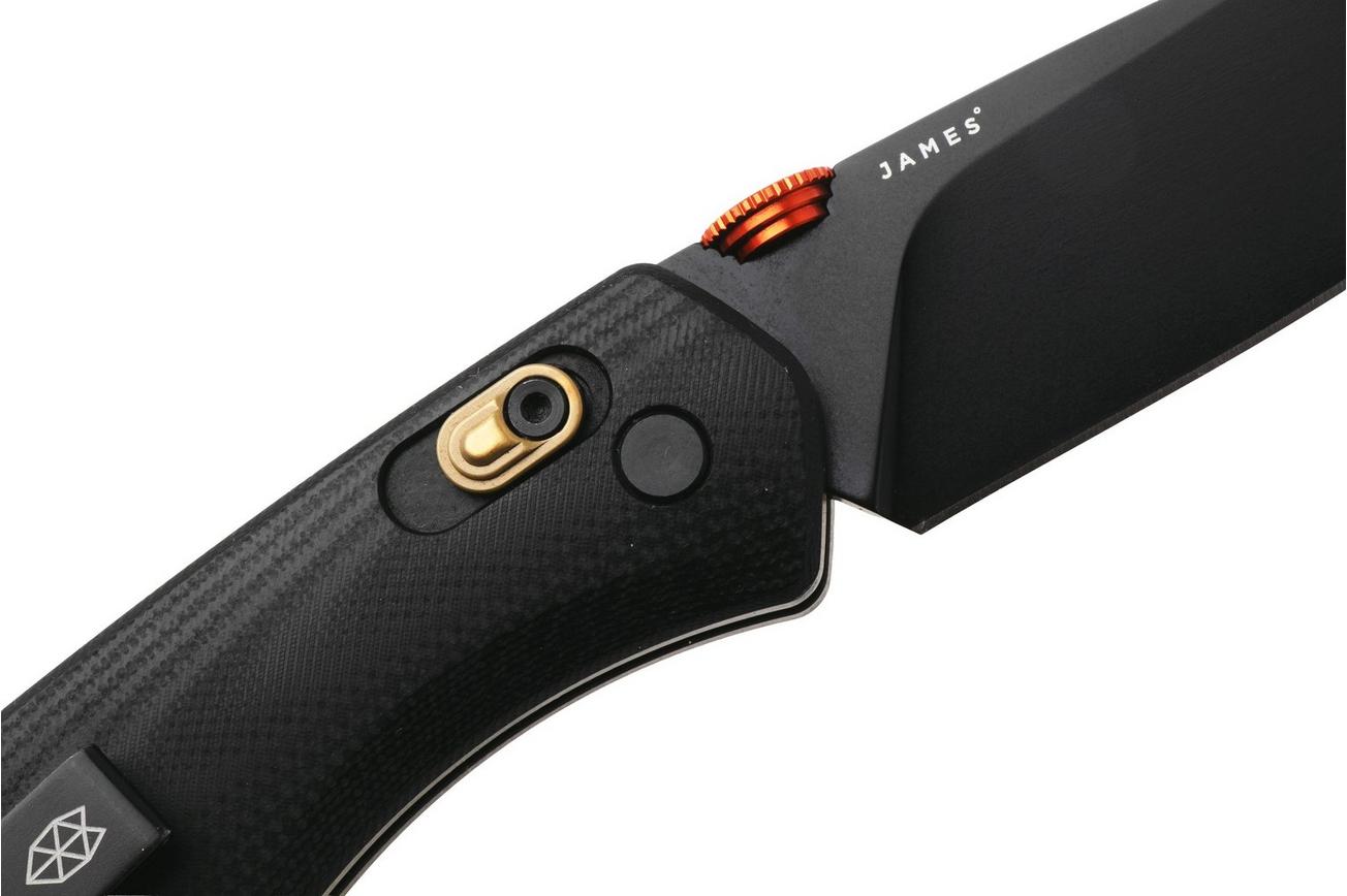 The James Brand The Carter KN108263-00 Black   Fire, zakmes