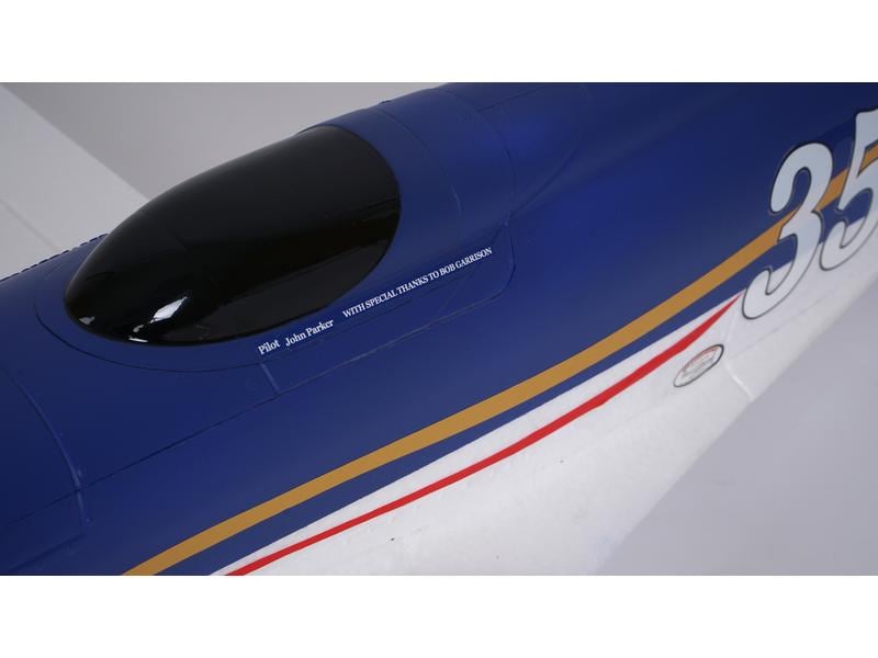 FMS Warbird Mustang P-51 Blue Thunder 1100 mm PNP Airrace Warbird «Blue Thunder» als PNP Modell mit Brushless Antrieb und EInziehfahrwerk