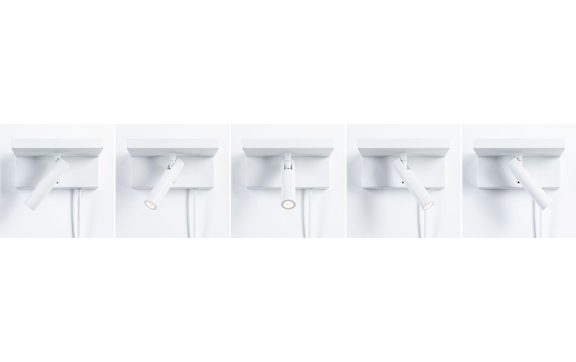 Wandleuchte 3-Step-Dim Jerik USB C WeissDimmbare LED Wandleseleuchte