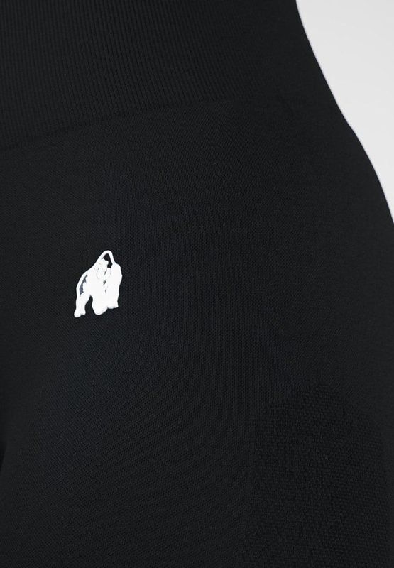Gorilla Wear - Hilton Seamless - Legging - Zwart - High Waisted - Squat-Proof