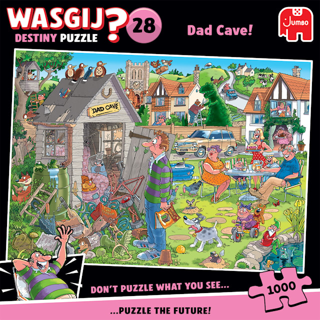 Wasgij Destiny Puzzle 28: Dad Cave! 1000 brikker