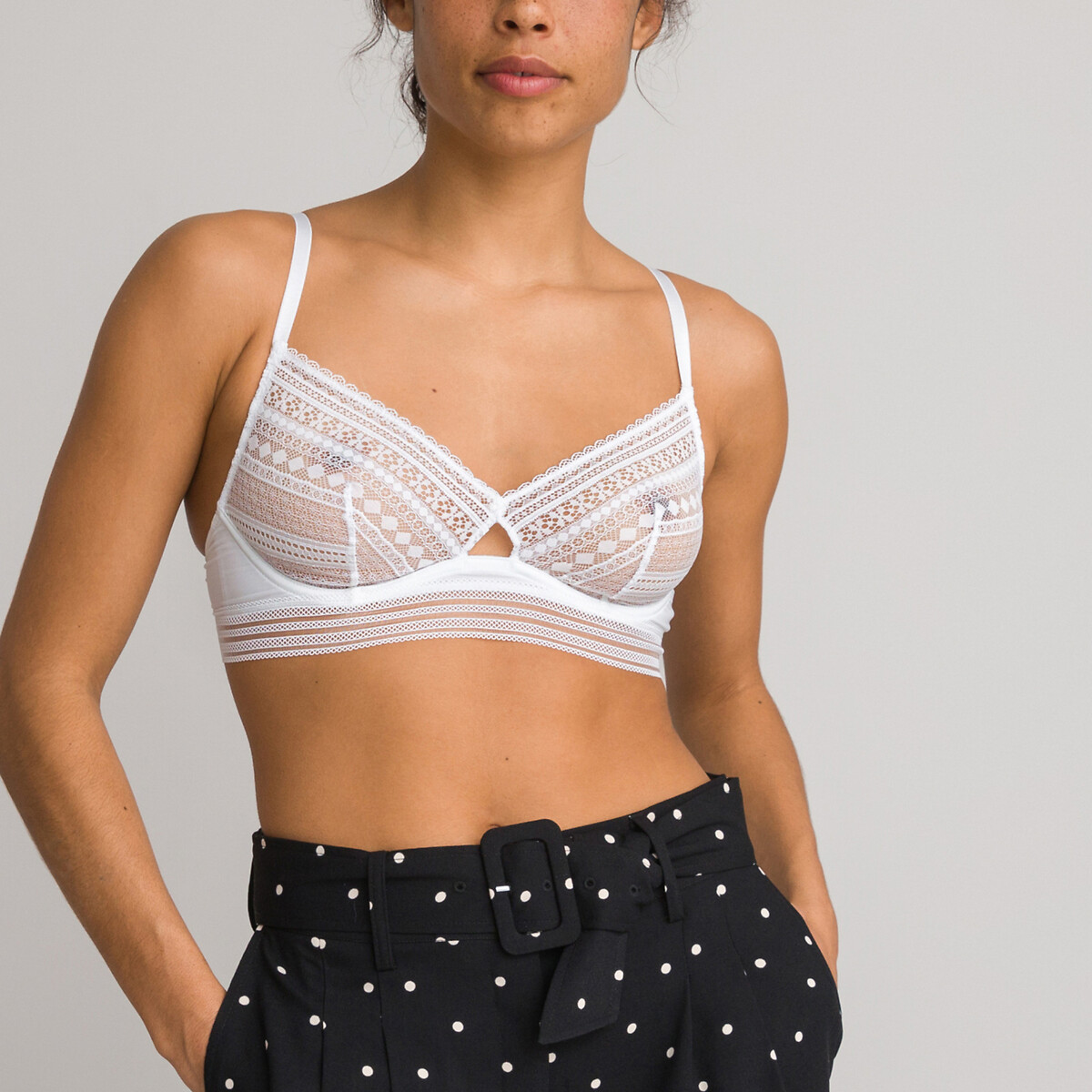 COLEÇÕES LA REDOUTE<br>Balconette-BH em kant Nayea