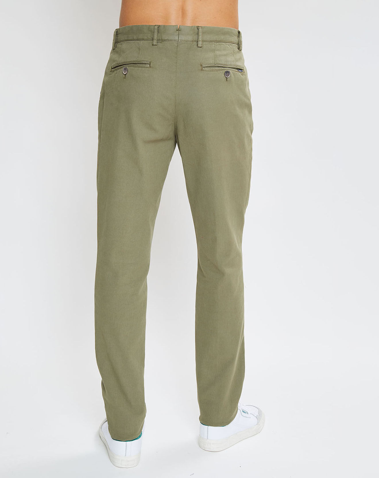 Hackett London Pantalon chino Slim Fit Armure kaki