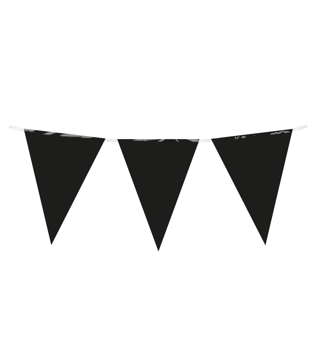Zwarte Slinger Plastic 10m
