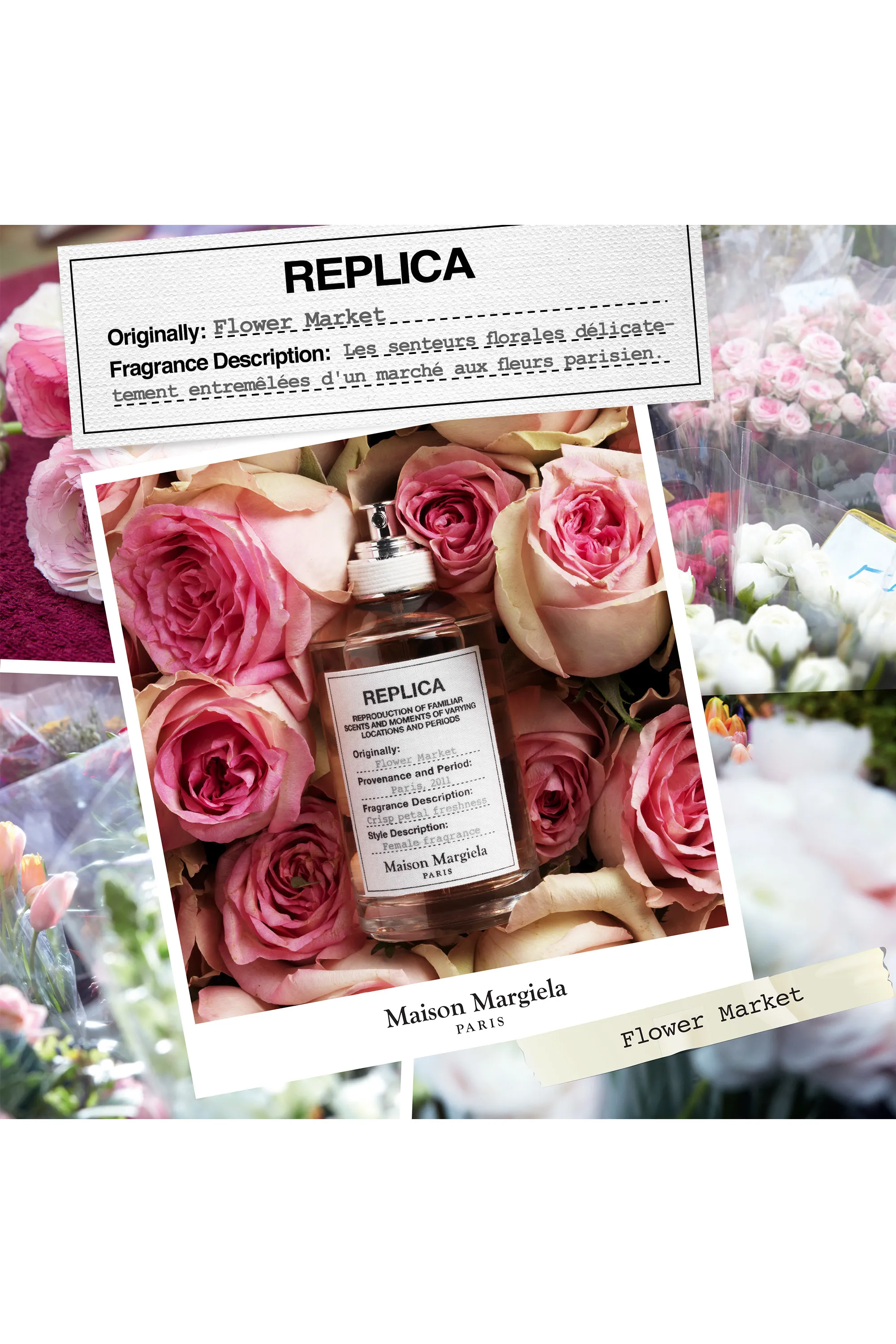 Maison Margiela REPLICA Flower Market Eau De Toilette Floral frais-30 ml
