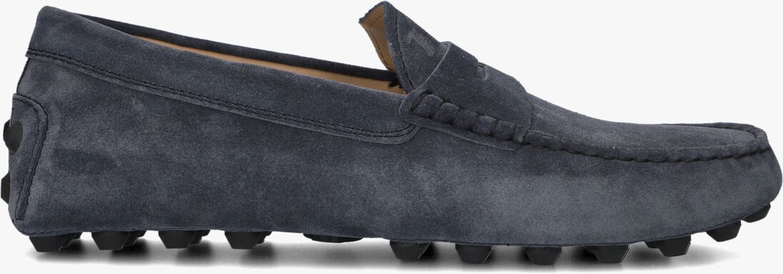 donkergrijze tod's instappers mocassino gommino macro 52k