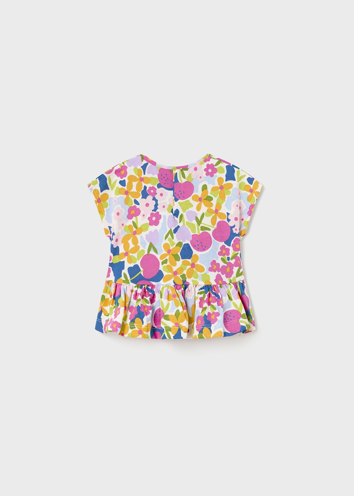 Conjunto de 2 camisetas infantis de algodão sustentável