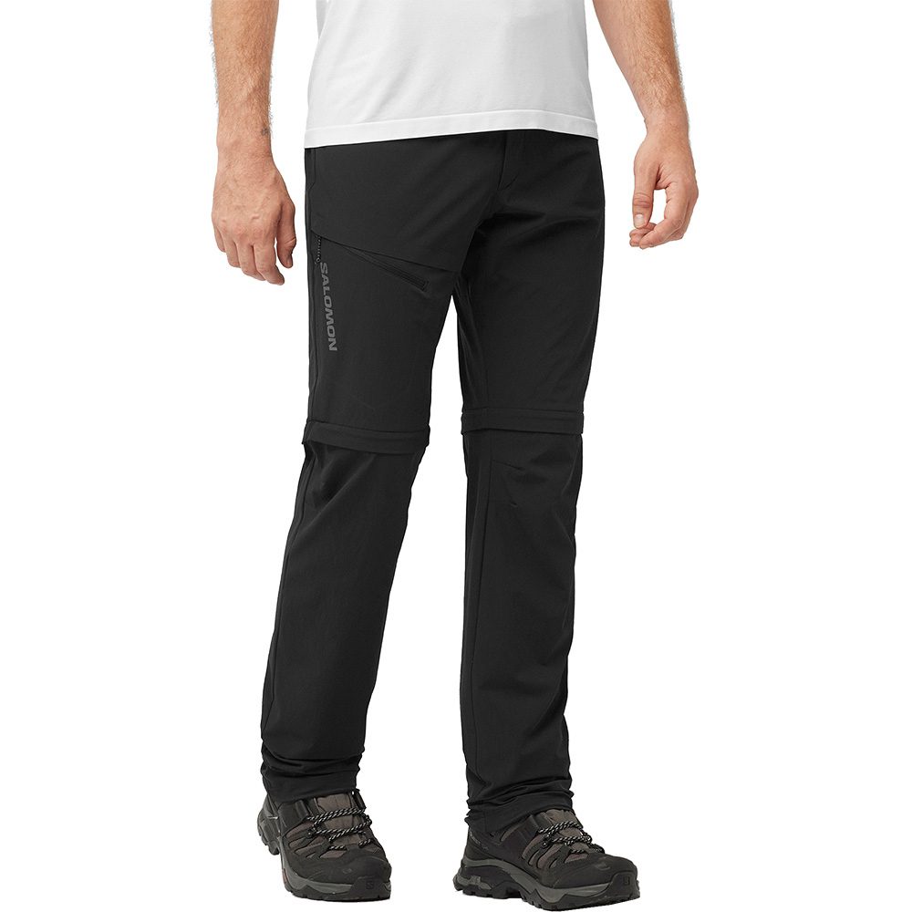Salomon Wayfarer Zip-Off Hose Herren schwarz