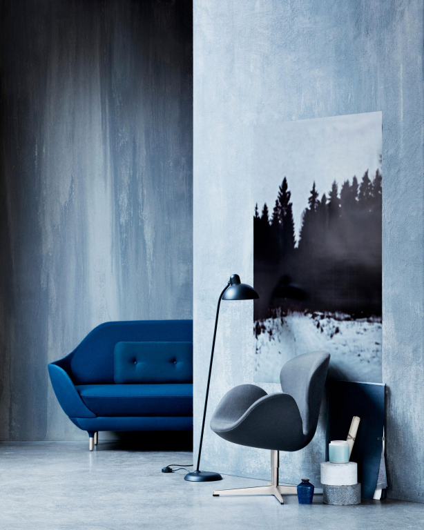Fritz Hansen Kaiser Idell 6556-F vloerlamp olive green