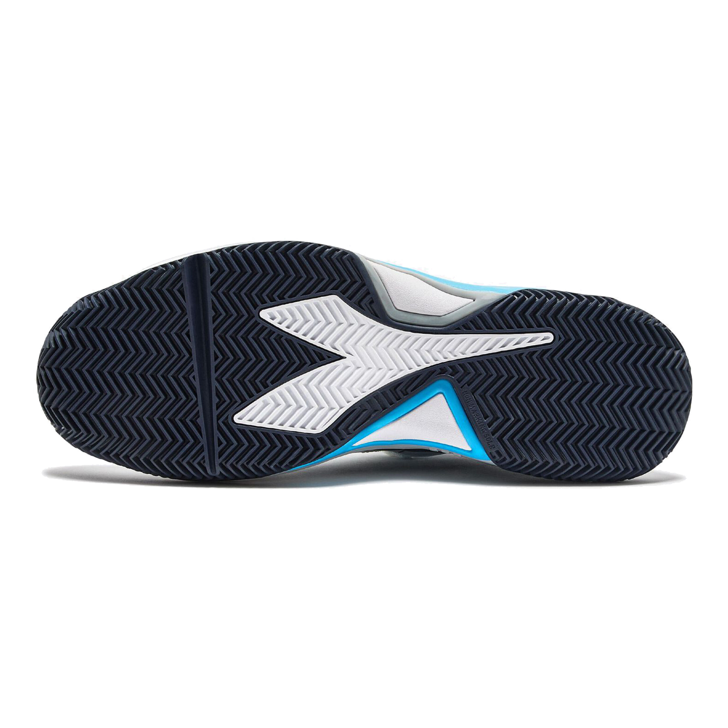 Diadora B.Icon 3 Chaussure Terre Battue Hommes - Blanc , Bleu Foncé