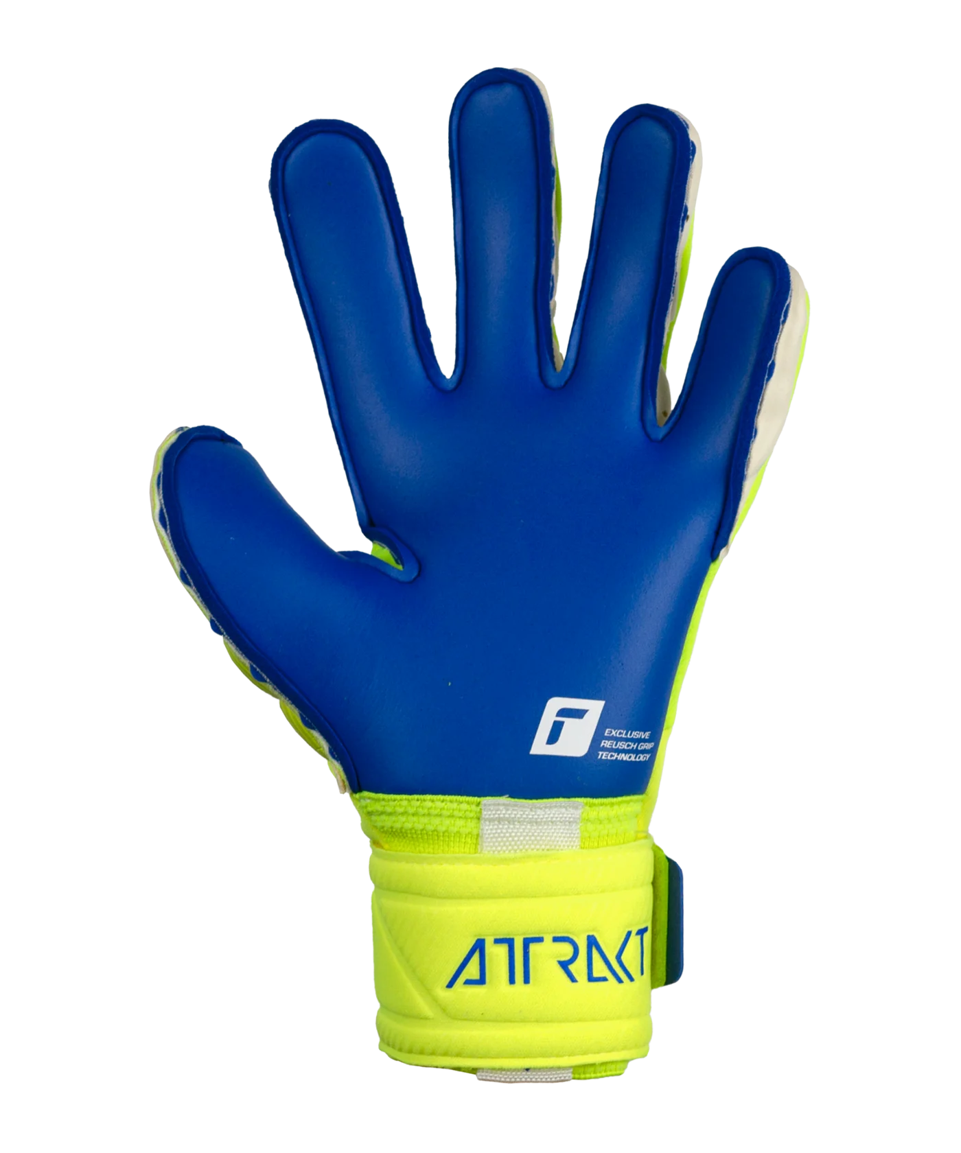 Reusch Attrakt Duo Torwarthandschuhe Gelb Blau F2199