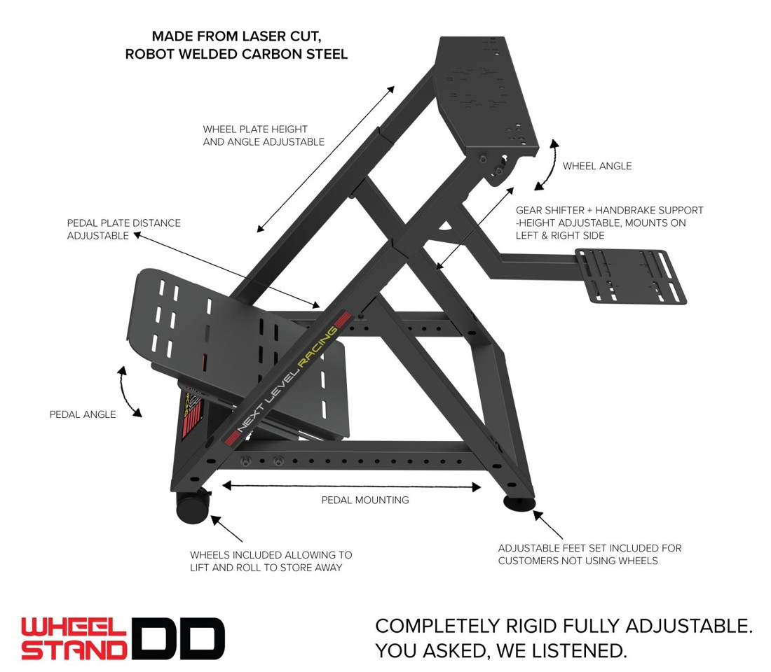 Next Level Racing - Wheel Stand DD for Direct Drive Wheels