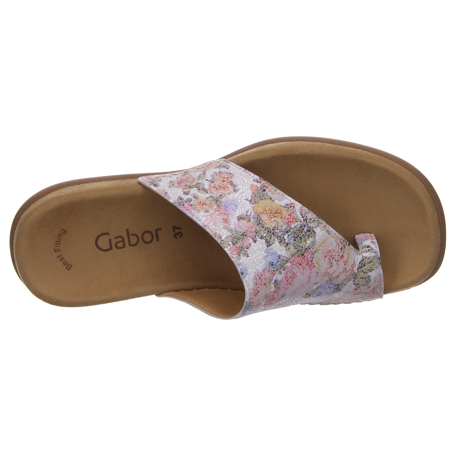Gabor Pantolette bunt weiss/weiss kombi