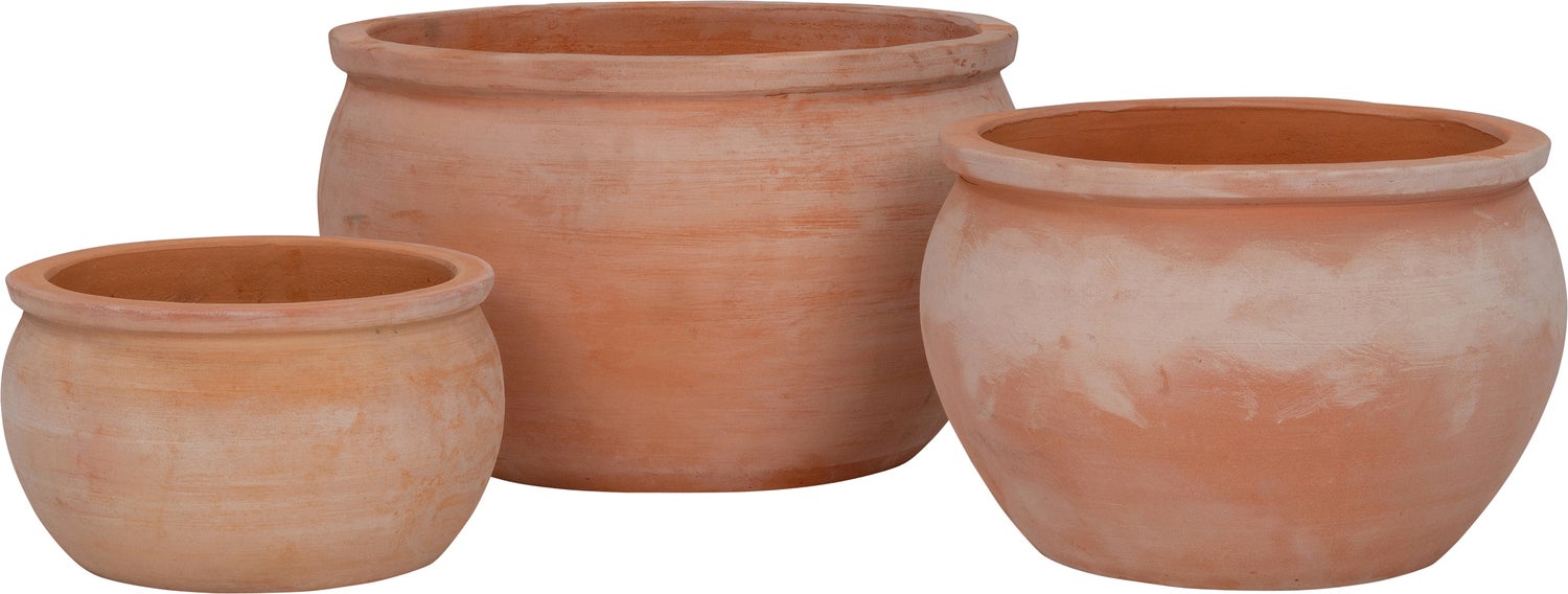 Intratuin bloempot Eunice terracotta D 26 H 15 cm