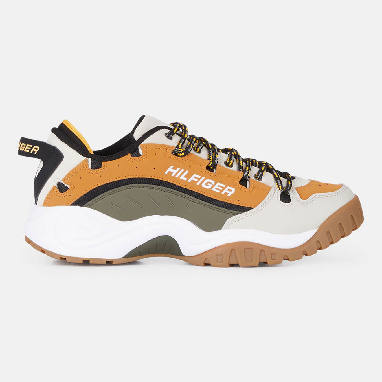 Tommy Hilfiger Baskets en Cuir Key Look Heritage beige/camel