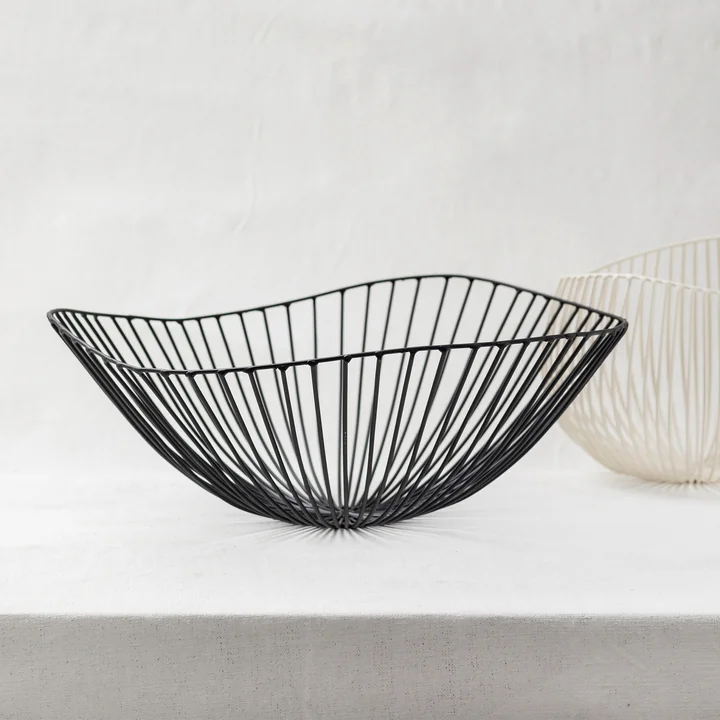 Serax - Cesira Korb, 39 x 39 x 13 cm, weiss