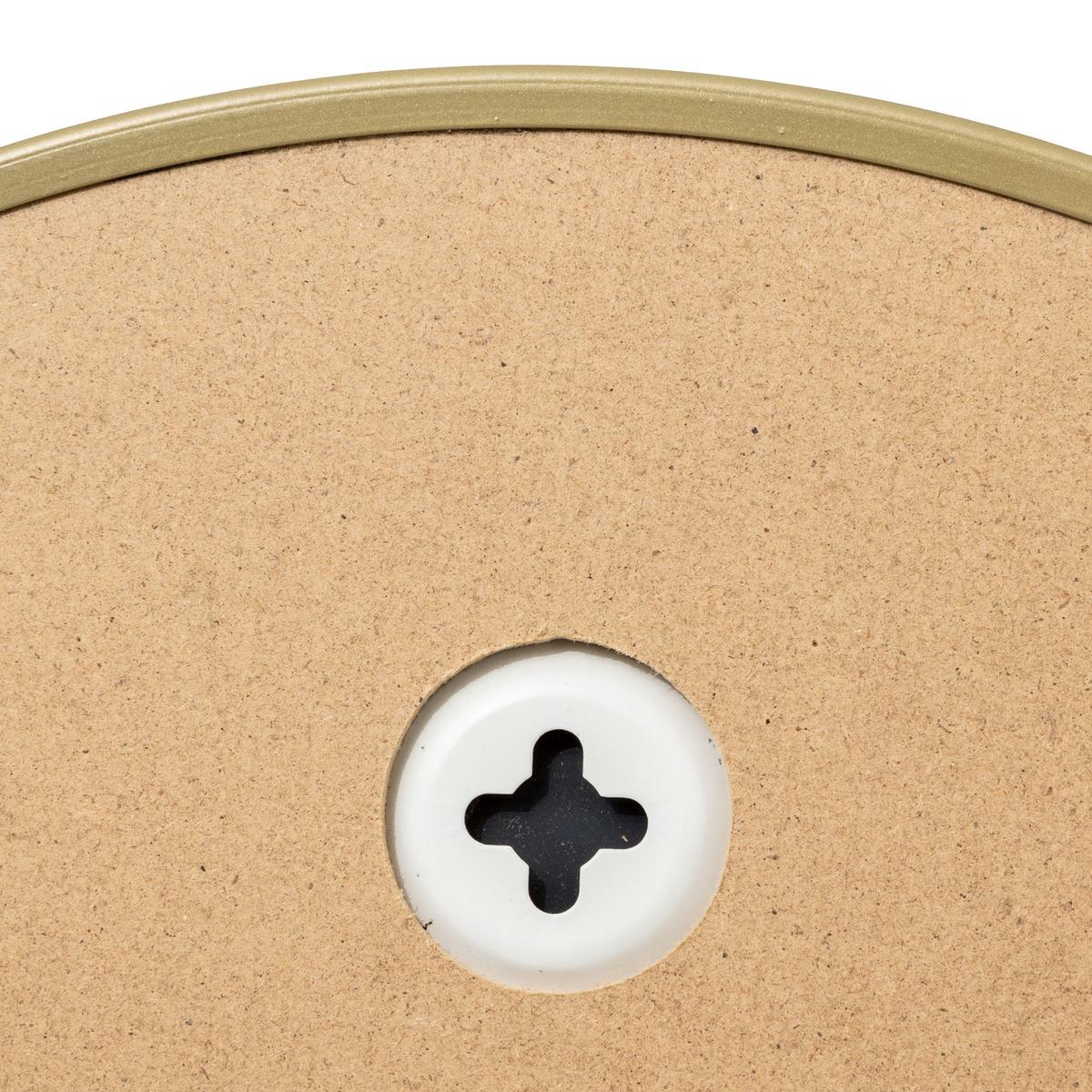 MIROIR METAL ALICE OR D.38CM