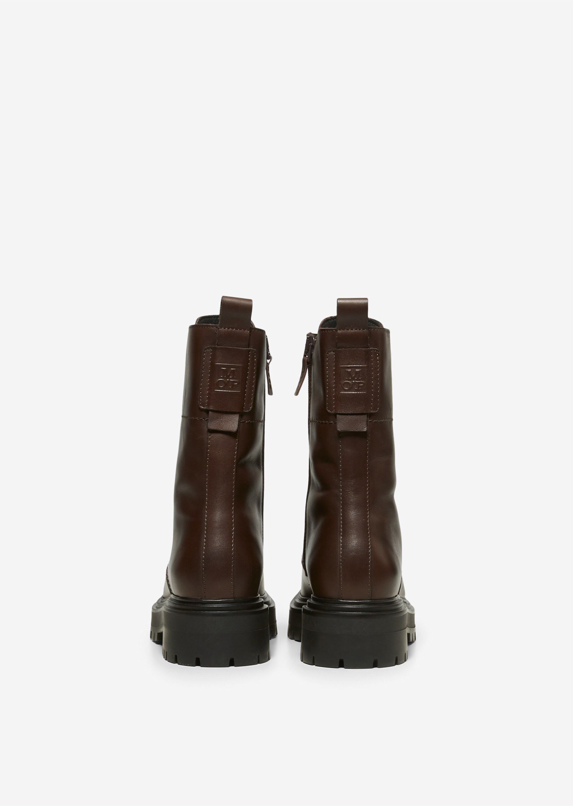 Schnürstiefel aus softem Kalbleder