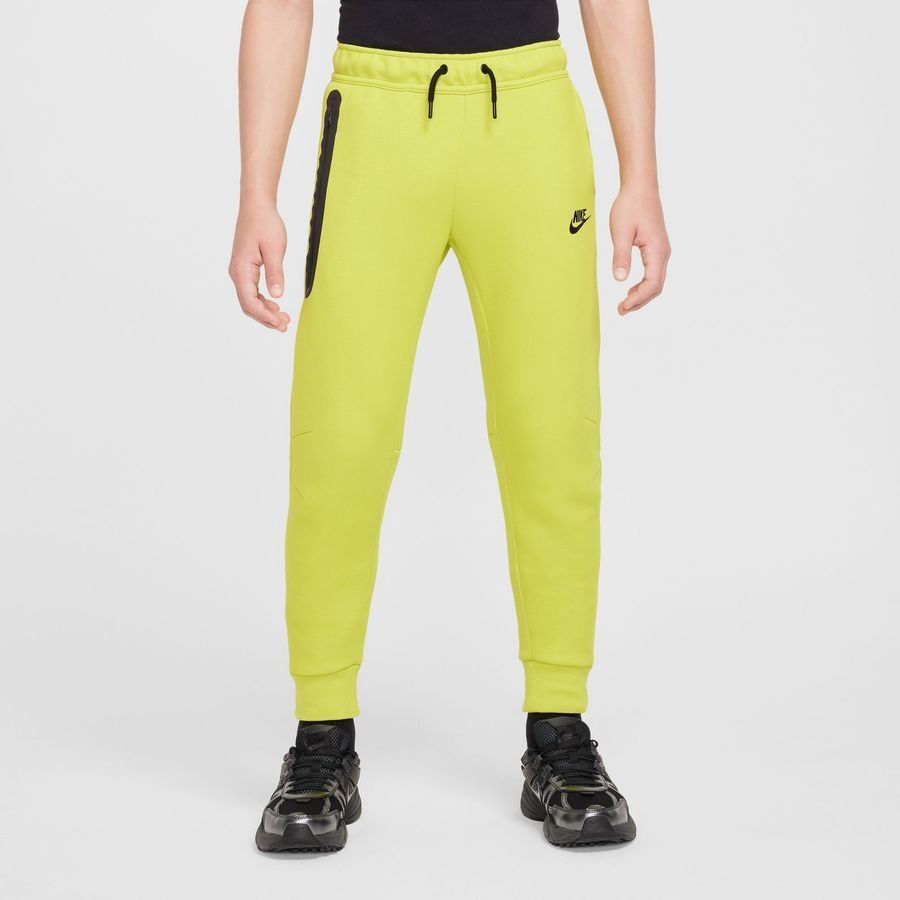 Nike Bas de Survêtement NSW Tech Fleece 24 - Jaune/Noir Enfant