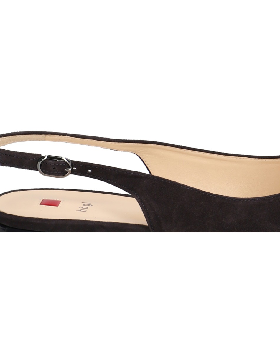 Veloursleder Slingpumps