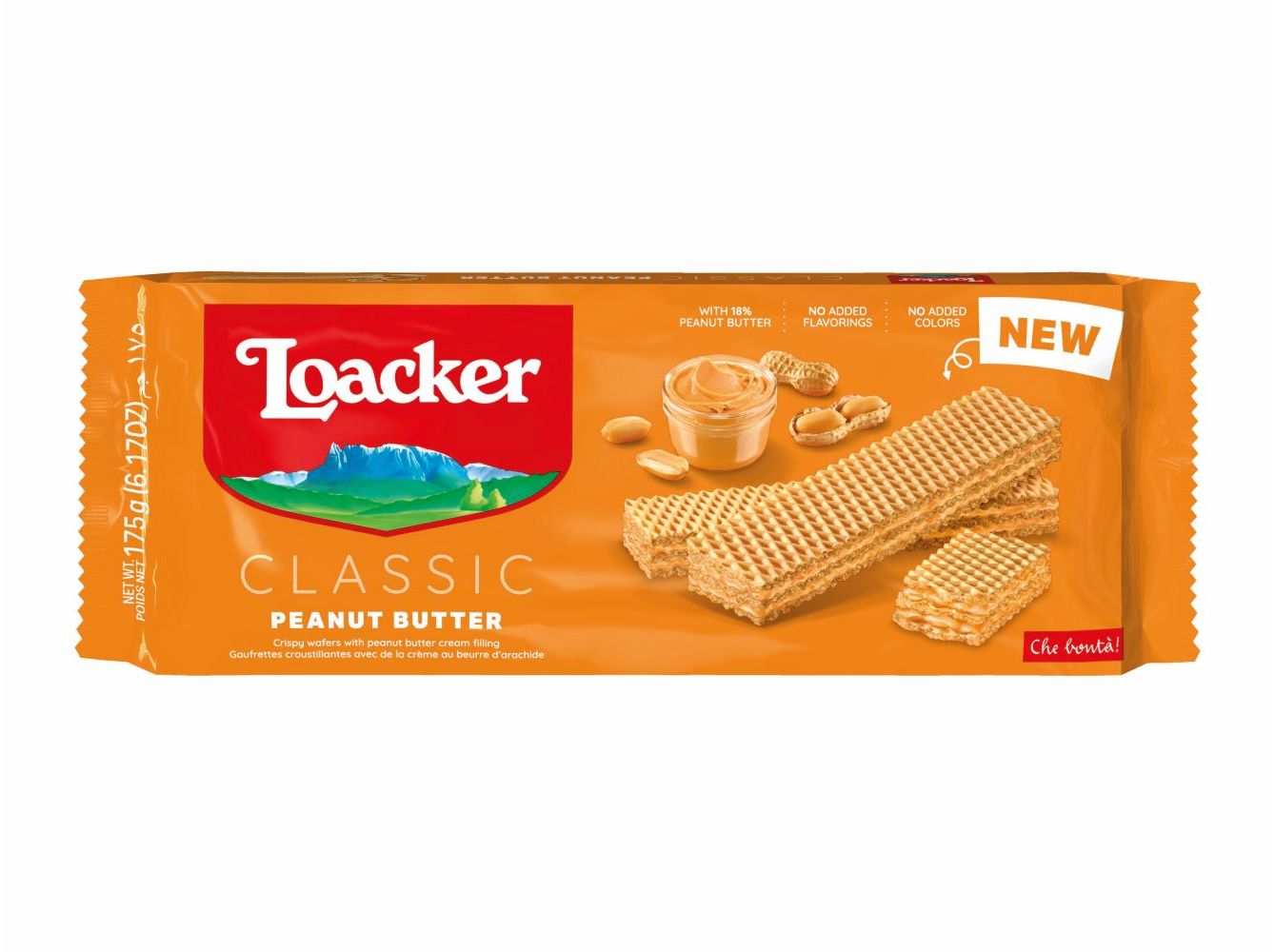 WAFFERS LOACKER MANTEIGA DE AMENDOIM 175 G