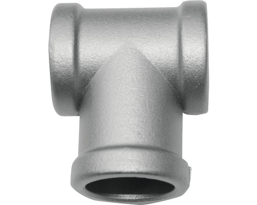 T-stuk voor industriële woning, zilver, Ø 25 mm