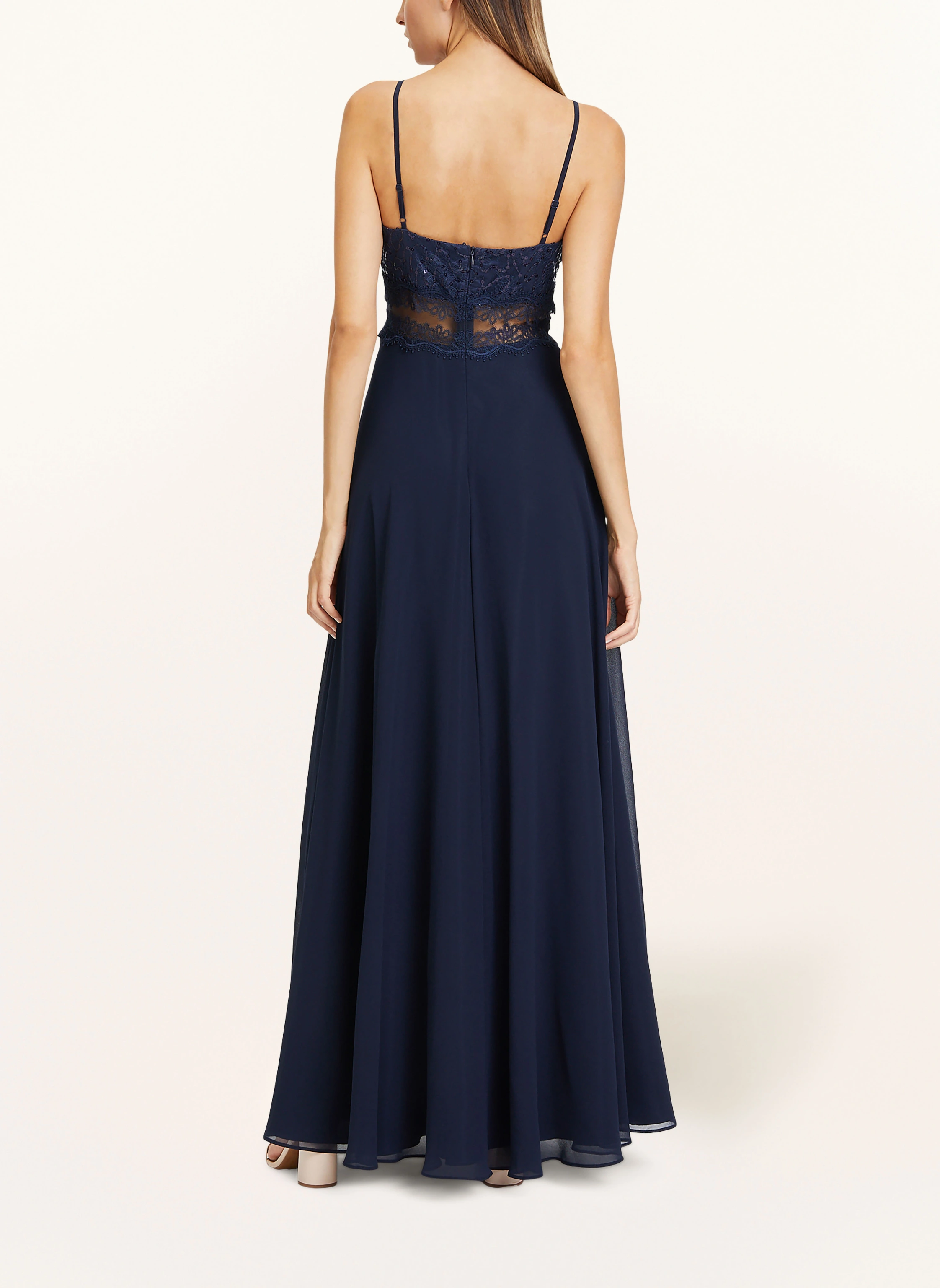 VM Vera Mont Abendkleid mit Spitze und Pailletten