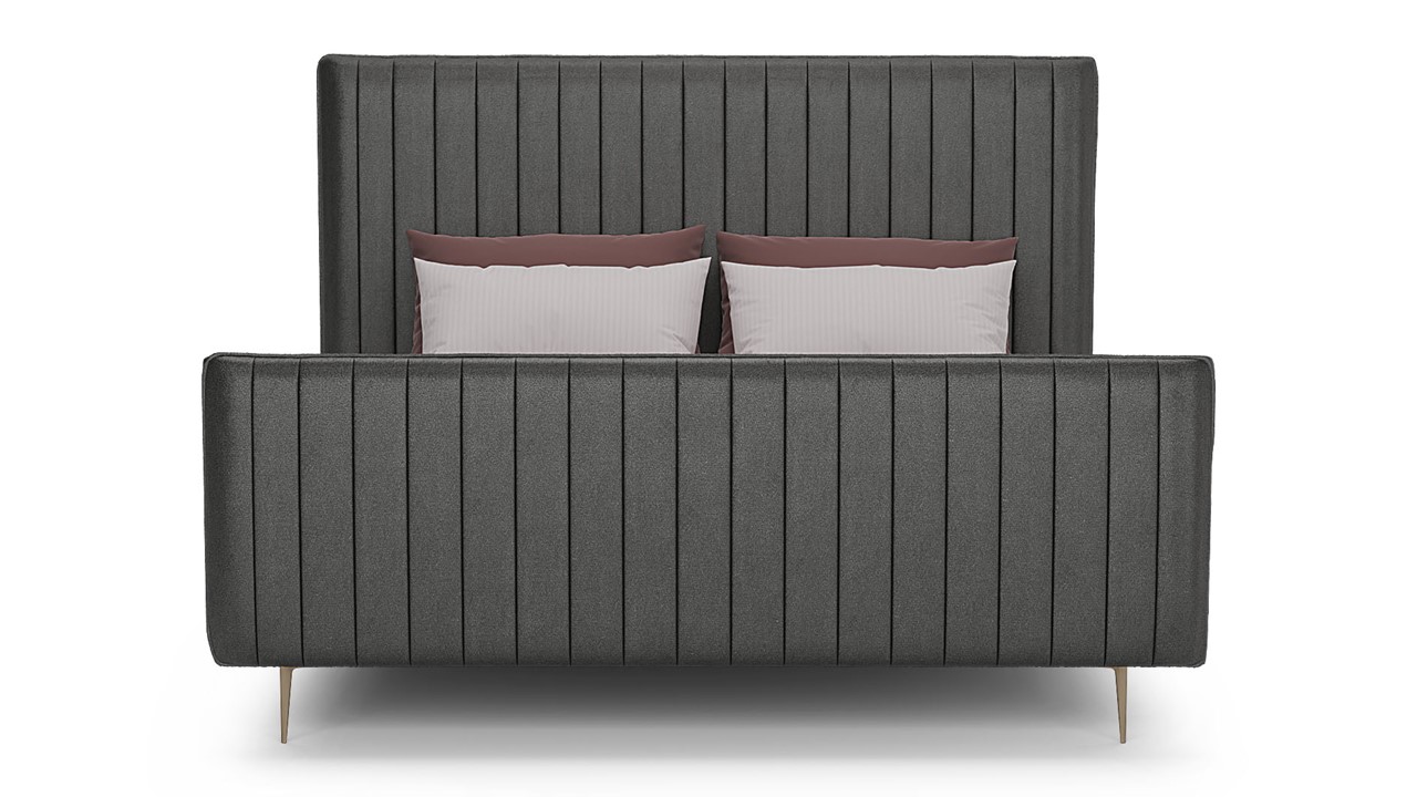 Bed Ruby - Velvet glow dark grey