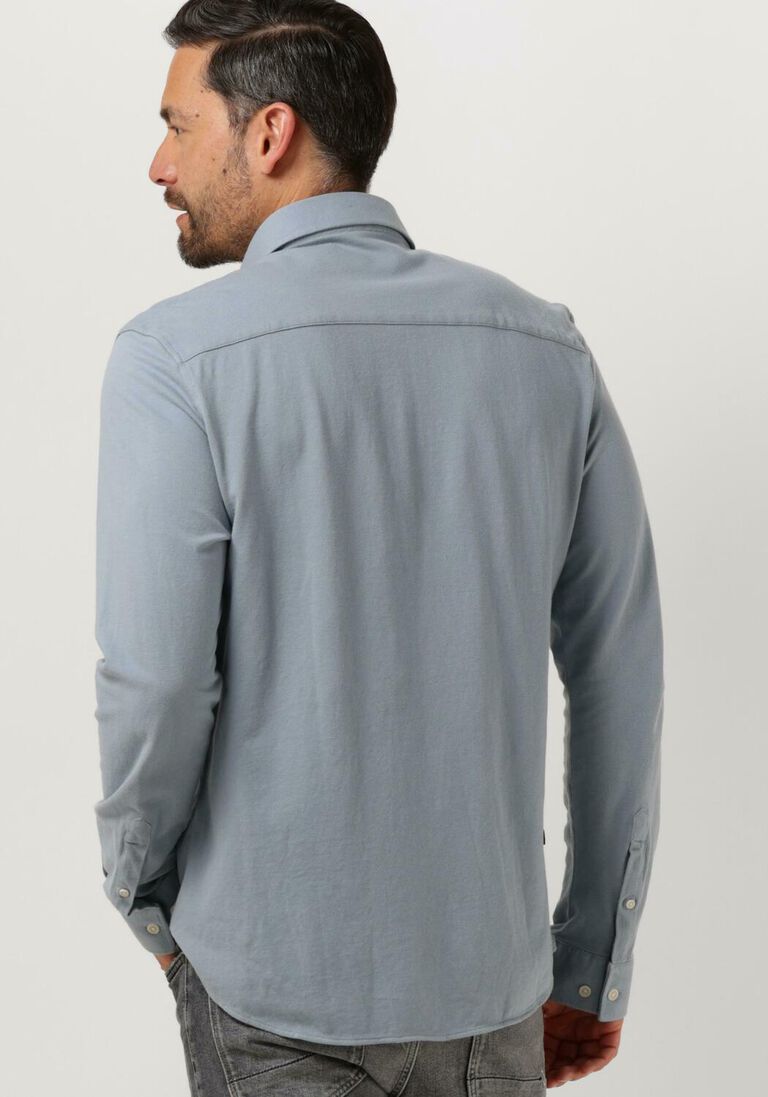 BUTCHER OF BLUE lichtblauwe butcher of blue overshirt robbins clean pique shirt