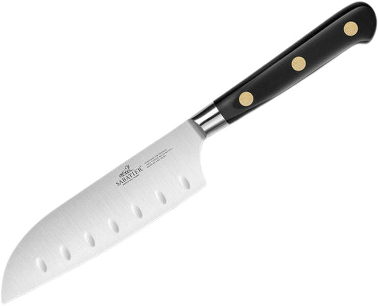 Lion Sabatier Ideal santokukniv stål/sort L13cm Stål/sort