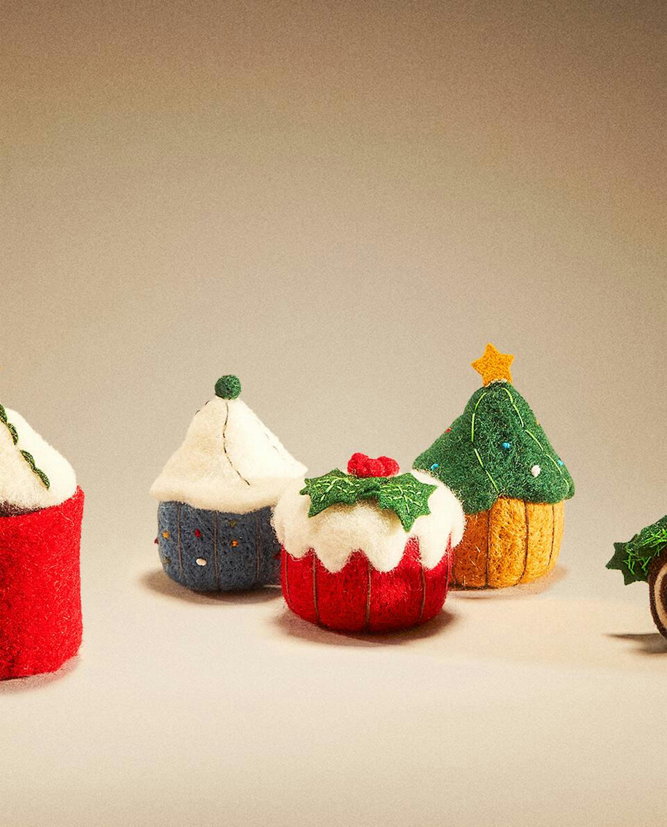 Conjunto de doces de feltro para crianças